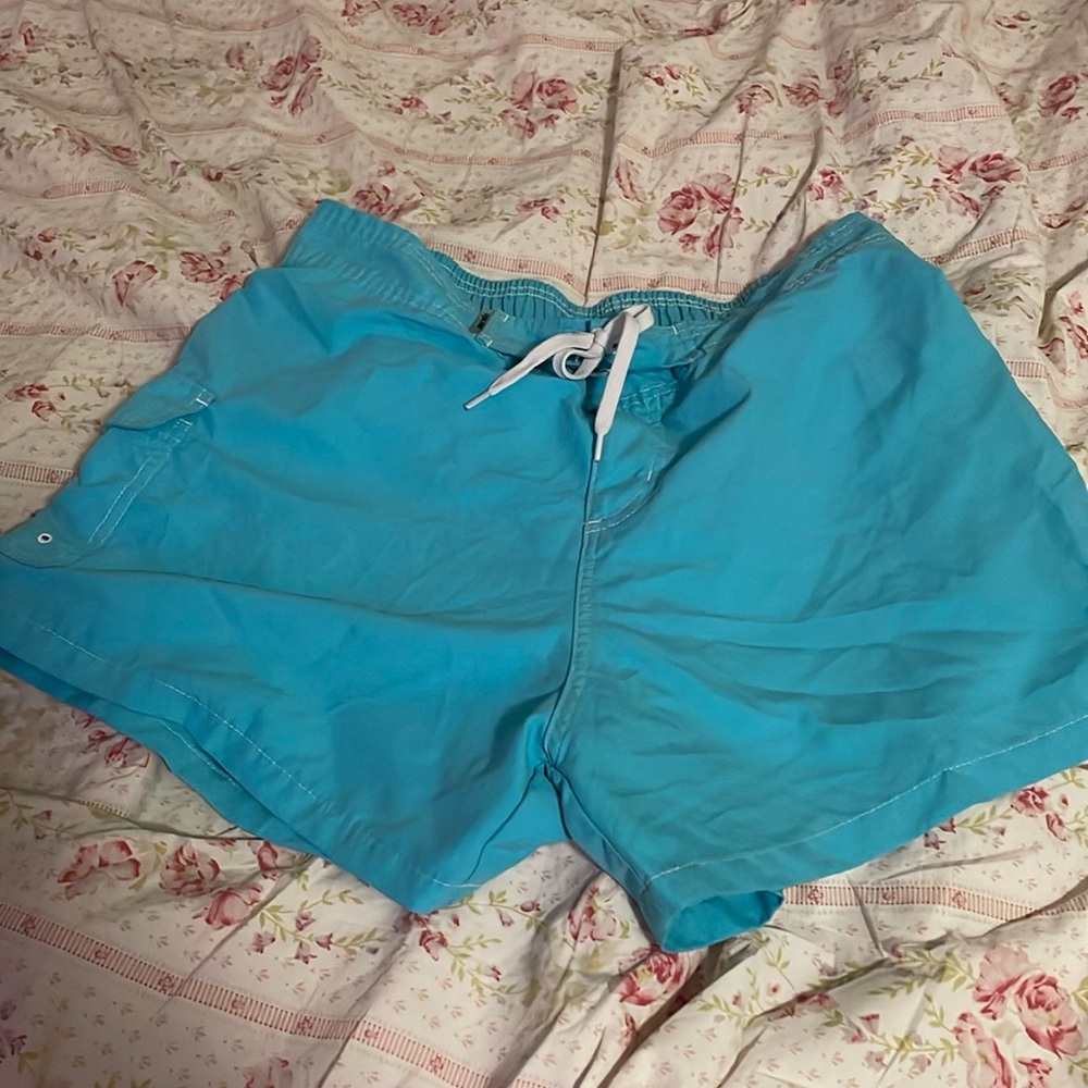 Blue women’s swim shorts